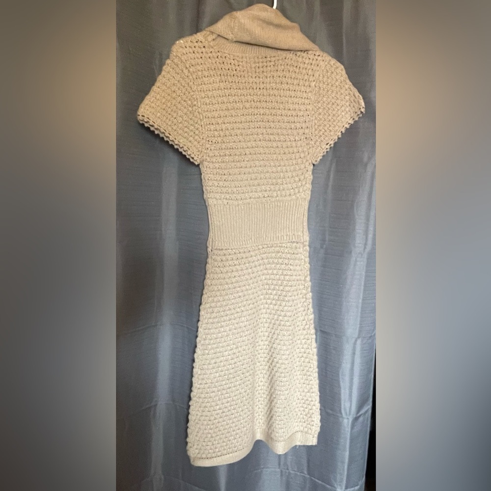 Tulle cowl neck knit dress - Picture 2 of 6